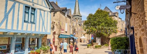 rue piétonne guérande moyen âge 