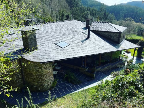 La exuberancia de la naturaleza en los miles de tonos de verde en Turismo Rural O Vilar
