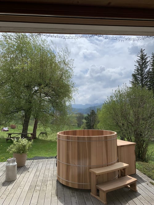 Bain nordique Storvatt, la maison d'Agathe et sophie