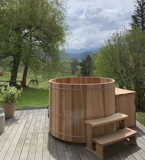 Bain nordique, storvatt, la maison d'Agathe et sophie