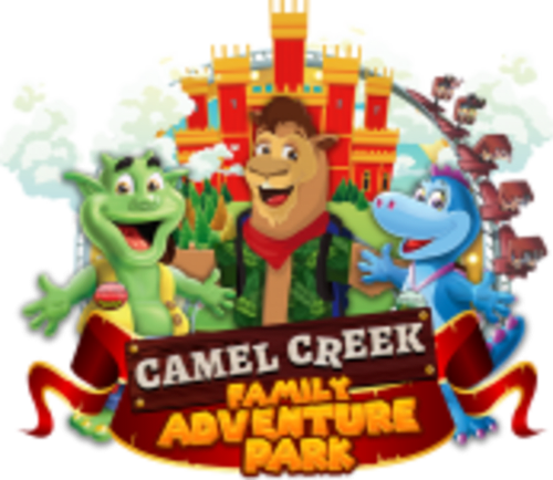 Camel Creek family adventure park Cornwall logo. 