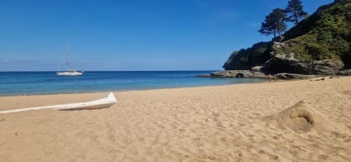 Plage de Port-Blanc - Locmaria au sud de Belle île en mer : farniente et détente - séjour aux maisons de kerdavid ile