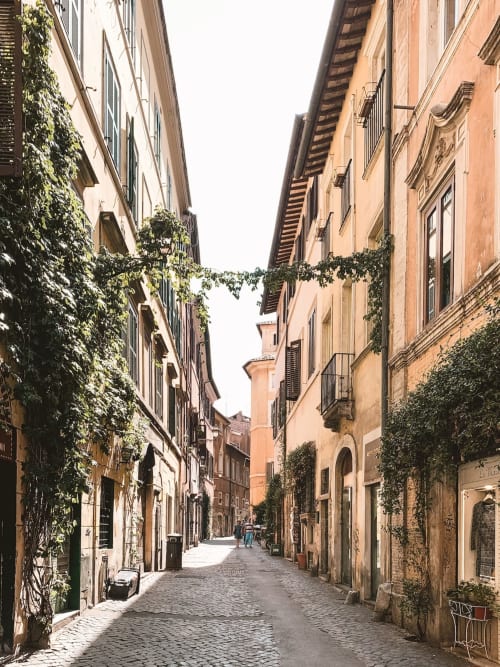 Ruelle classique au centre de Trastevere