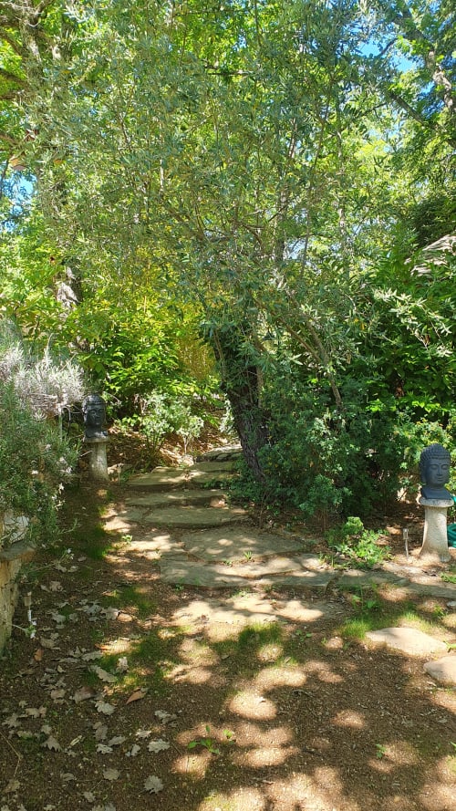 Le passage vers le jacussi