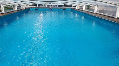 La piscine couverte