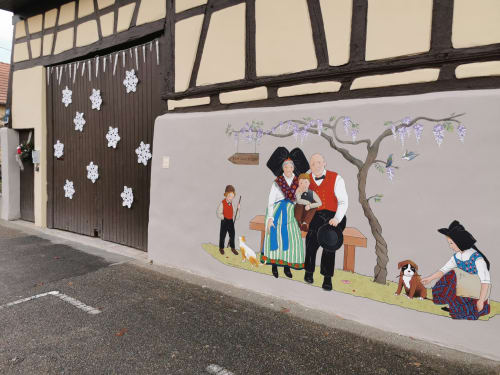 Peinture | Mur | Personnes