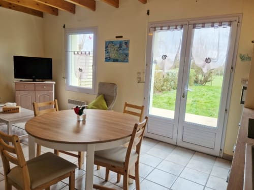 Pièce de vie maison "Port-Andro" - les maisons de kerdavid ile à belle ile en mer