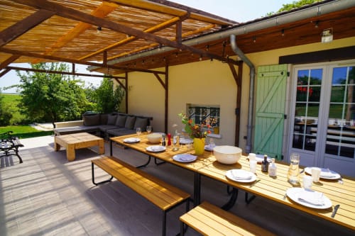 location maison bourgogne Yonne famille padel enfants piscine grand groupe cousinade 15 personnes week-end gîte