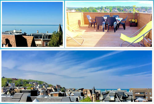 le bon pressoir, la terrasse louvard, les paris normands, lesparisnormands, arnaud mascarel, la clef des villes, appartement à louer, location à la nuit, location de vacances, plage de Villers sur mer, Villers-sur-mer, Deauville, Trouville, Cabourg, Normandie, Normandy, Jo 2024, Jeux olympiques paris 2024, front de mer, bord de mer, vue mer, balcon plein ciel, terrasse plein ciel
