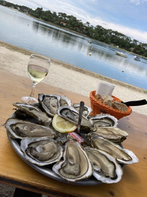 Hossegor Lake Oyster seafood tasting