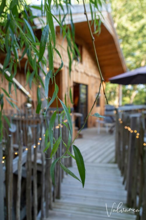 L'accès à la Cabane.