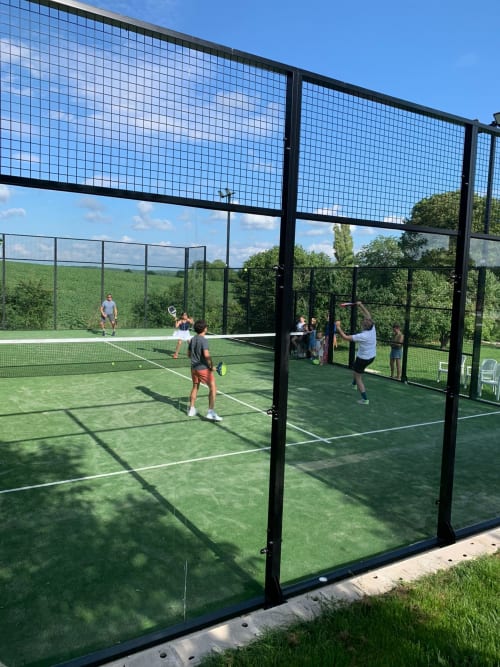 location grande maison avec piscine, padel pour famille