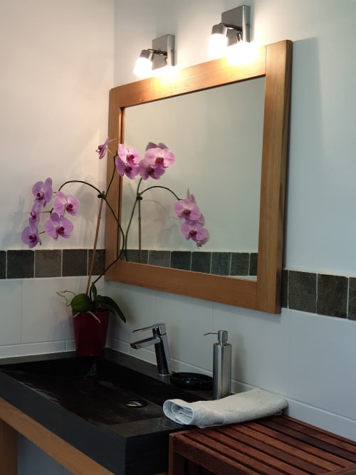chambre ti kaz Eva, salle d'eau, ile de la réunion