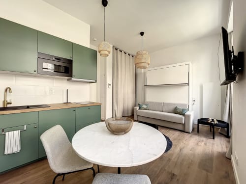 Appartement Le Zen au Laurencin, appart’hôtel à Sens centre-ville. Cuisine équipée, wifi, linge, arrivée autonome, studio. Réservez en direct.