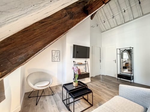 Appartement Le Comble au Laurencin, appart’hôtel à Sens centre-ville. Cuisine équipée, wifi, linge, arrivée autonome, écran plat. Réservez en direct.