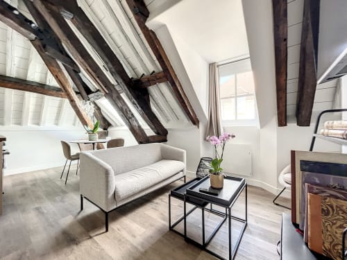 Appartement Le Comble au Laurencin, appart’hôtel à Sens centre-ville. Cuisine équipée, wifi, linge, arrivée autonome. Réservez en direct.