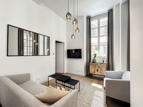 Appartement La Mezzanine au Laurencin, appart’hôtel à Sens centre-ville. Cuisine équipée, wifi, linge, arrivée autonome. Réservez en direct.