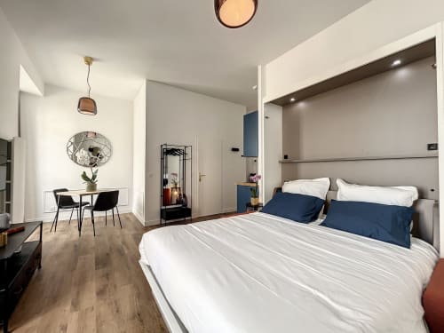 Appartement Le Seventies au Laurencin, appart’hôtel à Sens centre-ville. Cuisine équipée, wifi, linge, arrivée autonome, lit confortable. Réservez en direct.