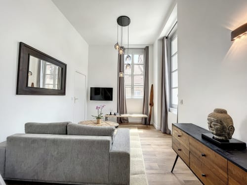 Appartement Le Cocon au Laurencin, appart’hôtel à Sens centre-ville. Cuisine équipée, wifi, linge, arrivée autonome, espace de vie. Réservez en direct.