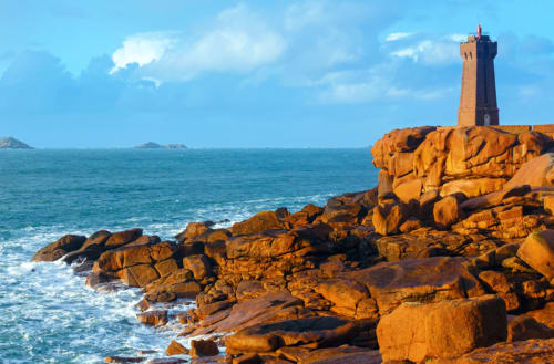 Ploumanac'h  Sentier des douaniers Gîte avec piscine privée, couverte et chauffée, location de vacances, côtes d'Armor bretagne Perros Guirec Tréguier Trégastel Paimpol