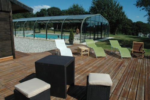Ferienhaus Ker Huon - Das Pool- Ferienhaus Ker Huon - Ferienunterkunft mit privatem, überdachtem und beheiztem Pool, Ferienvermietung, Côtes d'Armor Bretagne, Perros Guirec, Tréguier, Trégastel, Paimpol. Rosa Granitküste Frankreich