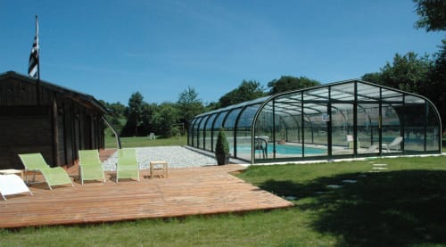 Gîte de Ker Huon - terrasse  - Gîte avec piscine privée, couverte et chauffée, location de vacances, côtes d'armor bretagne Perros Guirec Tréguier Trégastel Paimpol