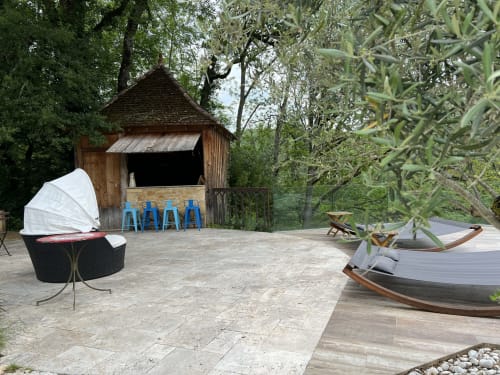 Espace piscine et pool house, détente, vacances en famille