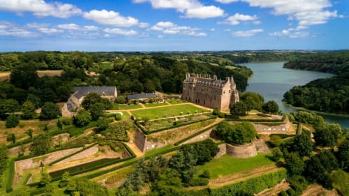 La Roche Jagu  - côtes d'Armor bretagne Perros Guirec Tréguier Trégastel Paimpol Rosa Granitküste Bretagne Frankreich