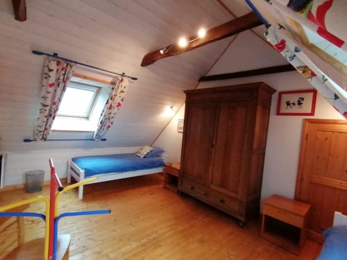 Ferienhaus Ker Huon - Kinderzimmer - Ferienhaus mit privatem, überdachten und beheizten Pool, Ferienvermietung, Rosa Granitküste - Côtes d'Armor - Bretagne - Perros Guirec Tréguier Trégastel Paimpol Frankreich
