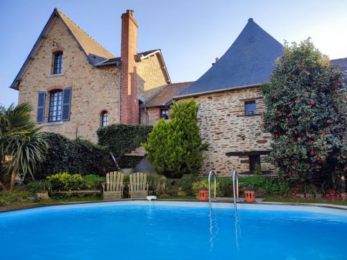 La maison d'hôtes vue depuis le jardin