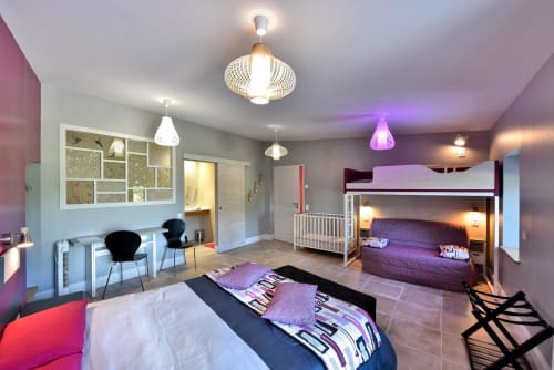 Chambre d'hôtes Les Vendangeurs accès terrasse et jardin