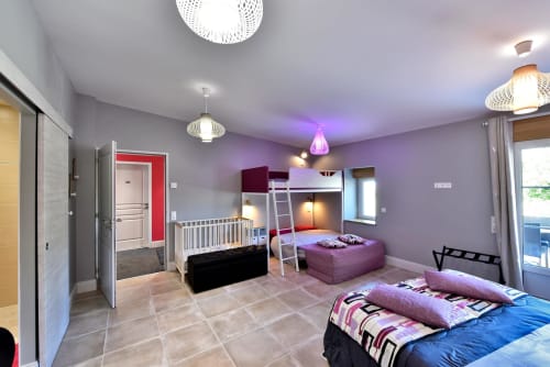 Chambre d'hôtes Les Vendangeurs accès terrasse et jardin