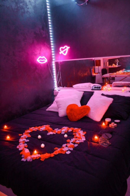 décoration de la love room