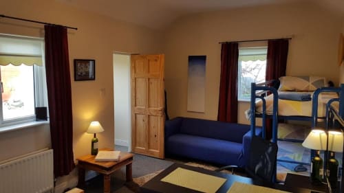 wicklow - cozy - studio - garden - ocean views - kitchen - comfortable - east ireland - family - couple