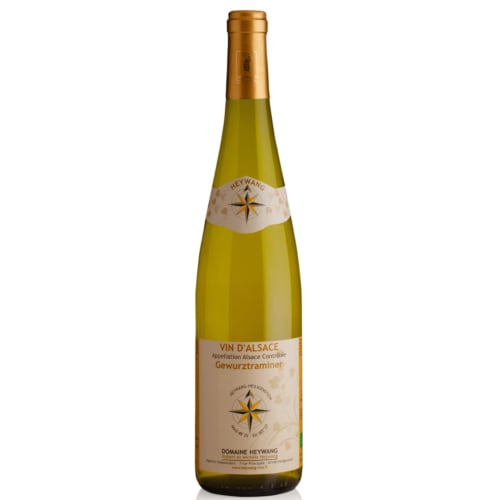 Bouteille de vin d'Alsace Gewurtztraminer