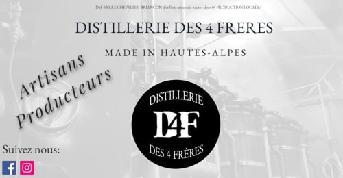 Distillerie dei 4 Frères, spiriti artigianali delle Alte Alpi, prodotti localmente a Saint-Chaffrey