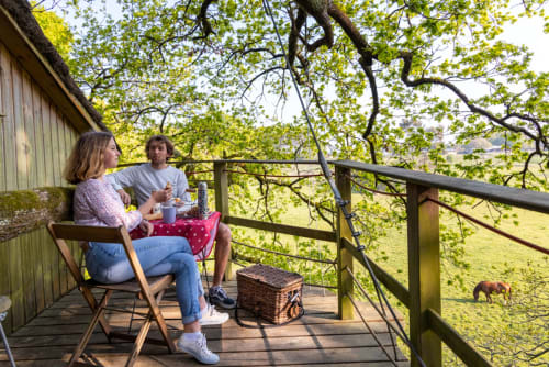 Bon cadeau Passion 2 pers 165 Euros Cabane dans les arbres ou dans un  Gîte (Bon cadeau) de Hébergements insolites de Quénécan - Cabane dans les  arbres en Bretagne - Bon Repos sur Blavet