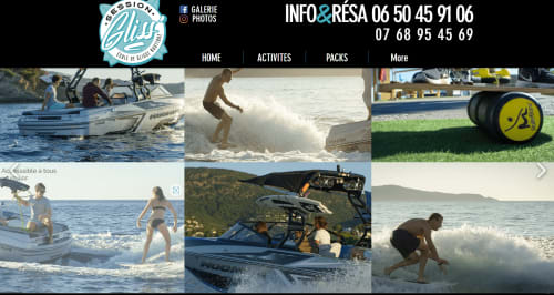 Activités nautiques à Villa Sigahi à La Croix Valmer - surf, navigation et wakeboard