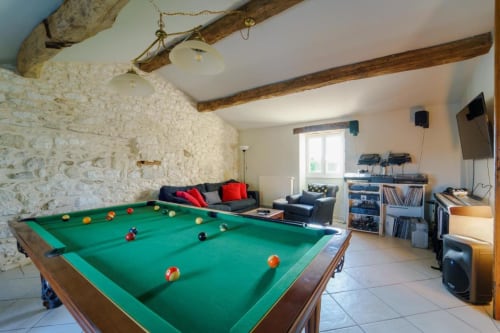 Games Room
Pool Table

Board Games

Television