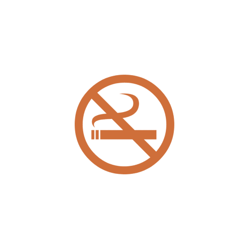 logo interdit de fumer, Maison de Pagneux, chambres d'hôtes en Beaujolais des Pierres dorées