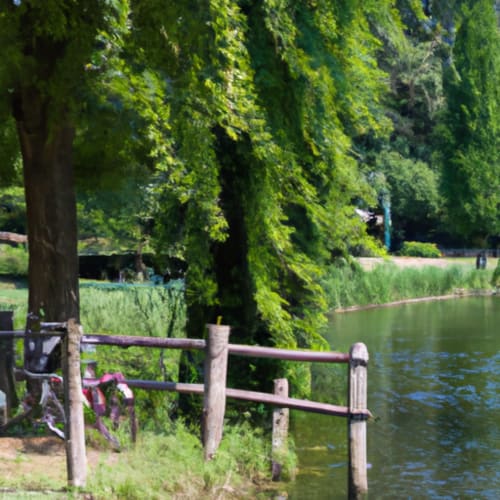 Una bicicletta immersa nella natura lungo il fiume Sile