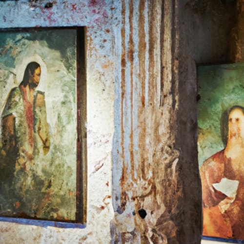 Un dipinto antico nel Museo di Santa Caterina