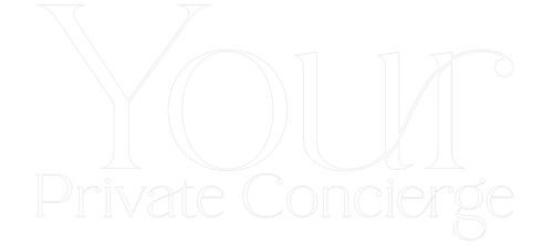 Logo de Your Private Concierge para servicios de conserjería de lujo en Tulum, México