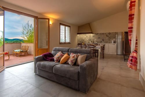 Soggiorno appartamento Meridiana Villa Ulivello in Chianti