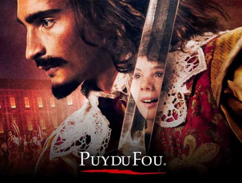 Affiche de film pour la production historique du Puydu Fou près de La Maison D'olivier B&B à Mesnard La Barotiere, France