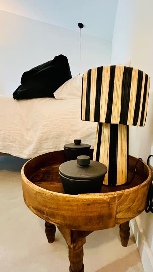 objet de décoration marocaine dans la chambre - ambiance très chaleureuse et cosy