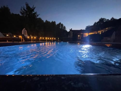 Swimming Pool at night