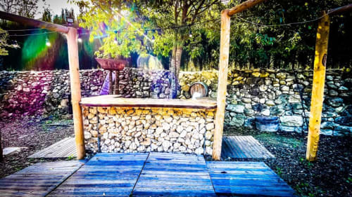 Bar place in the garden