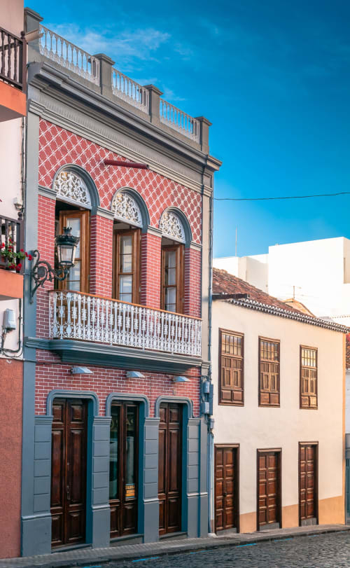 Casa Vista desde el exterior, es la puerta de la derecha en planta alta,