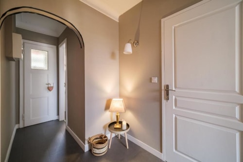 Chambre cosy du gîte Au Vigneron de Sigo à Kaysersberg Vignoble, décor alsacien authentique